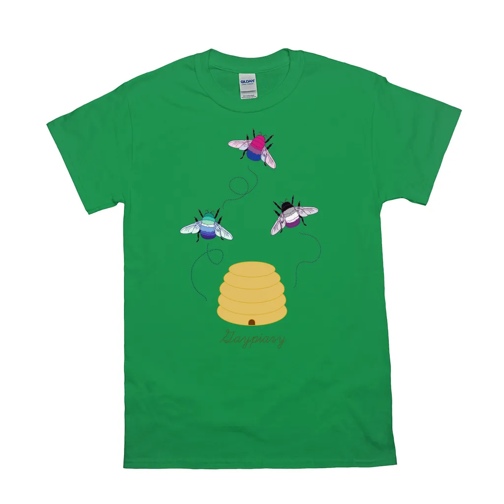 3 Bumblebees - Gaypiary LIGHT | Bumblebee Relaxed Fit Tshirt | Gildan