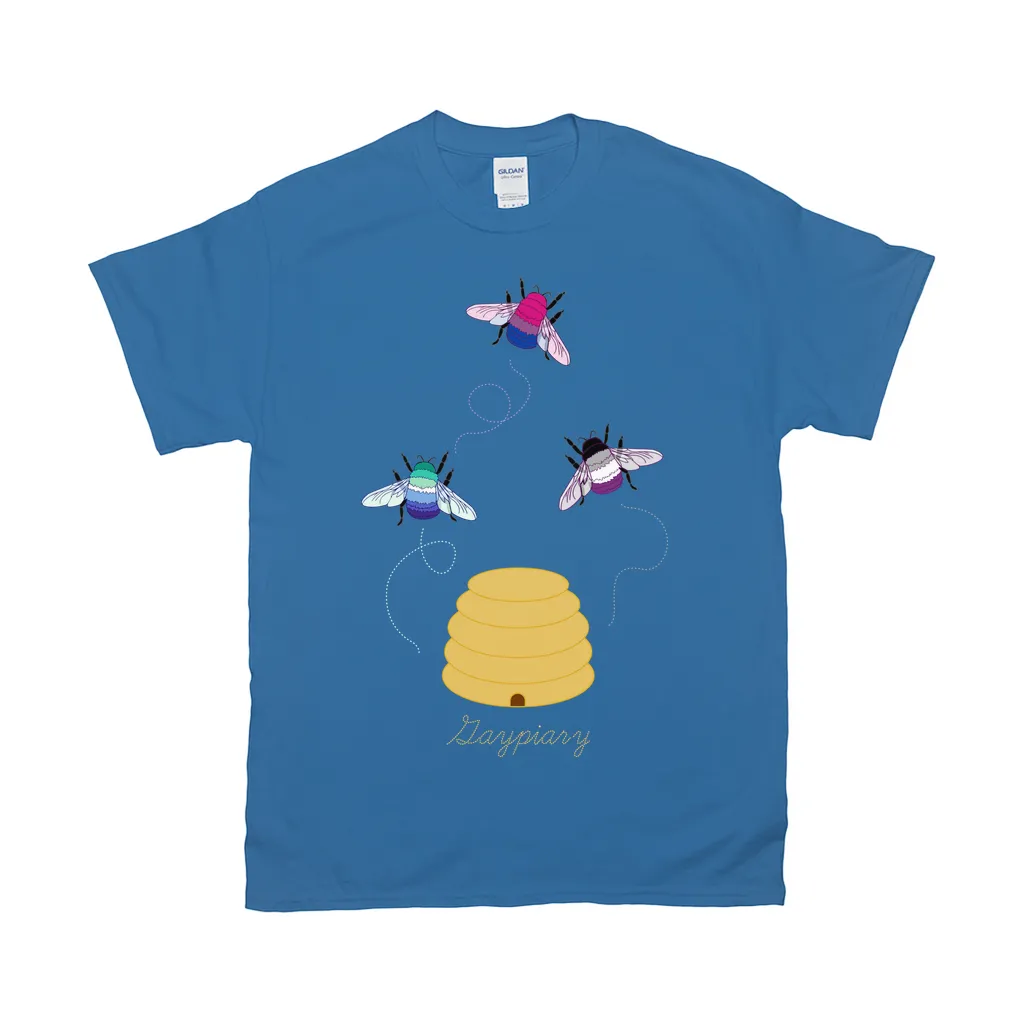 3 Bumblebees - Gaypiary LIGHT | Bumblebee Relaxed Fit Tshirt | Gildan