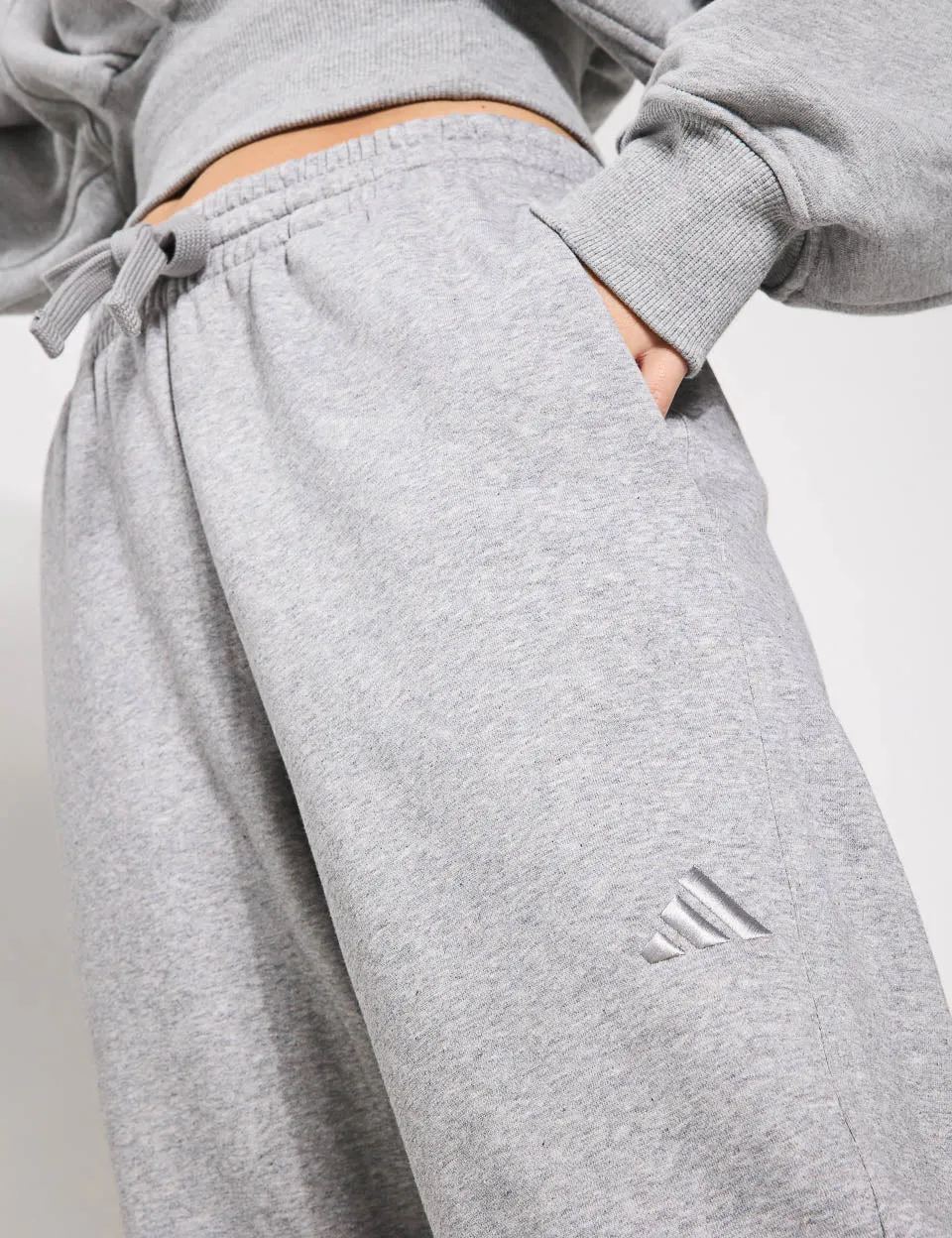 ALL SZN Fleece Loose Joggers - Medium Grey Heather