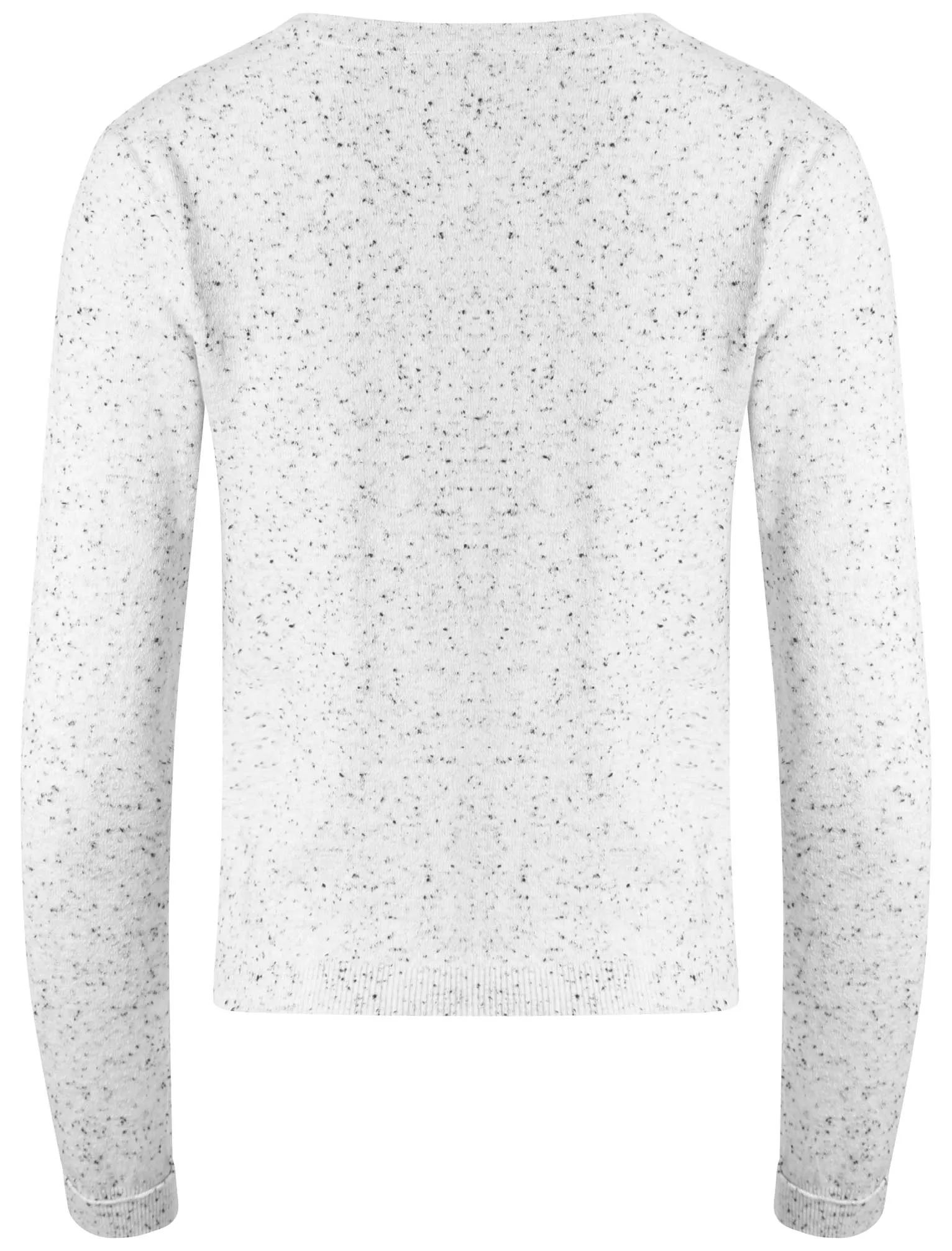 Amara Reya Navy flecked front seam jumper
