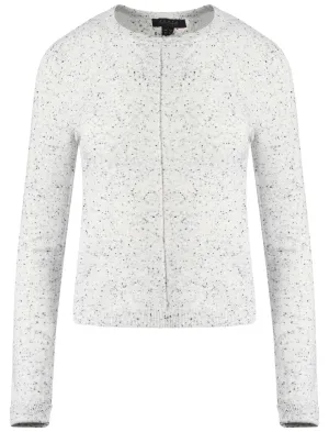Amara Reya Navy flecked front seam jumper