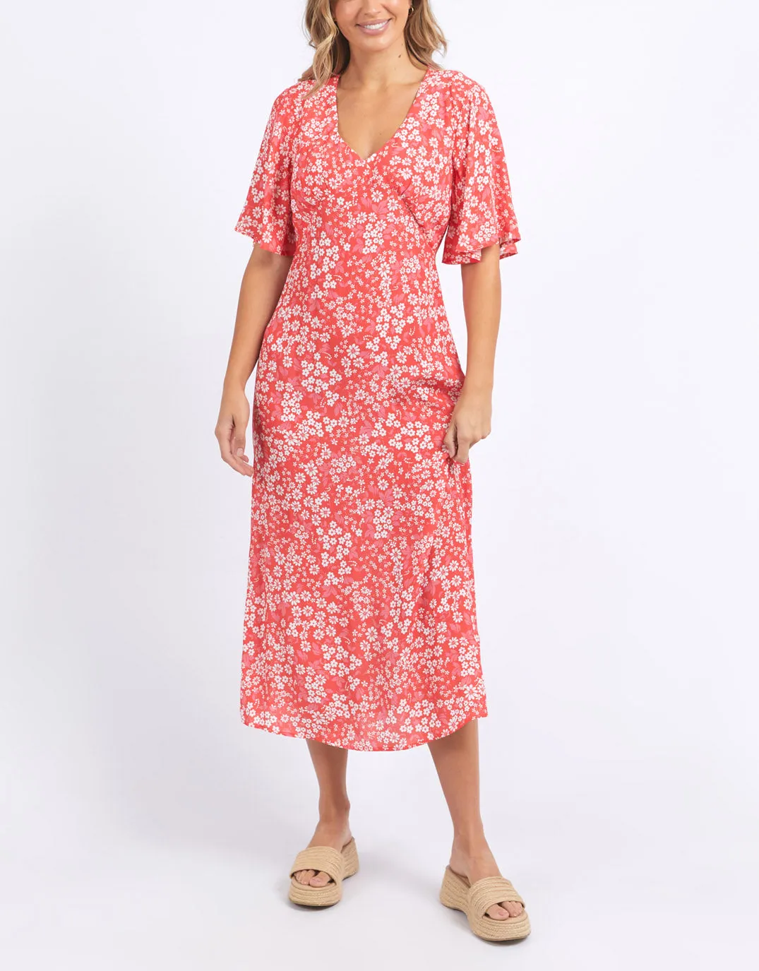 Ankara Dress - Floral Print