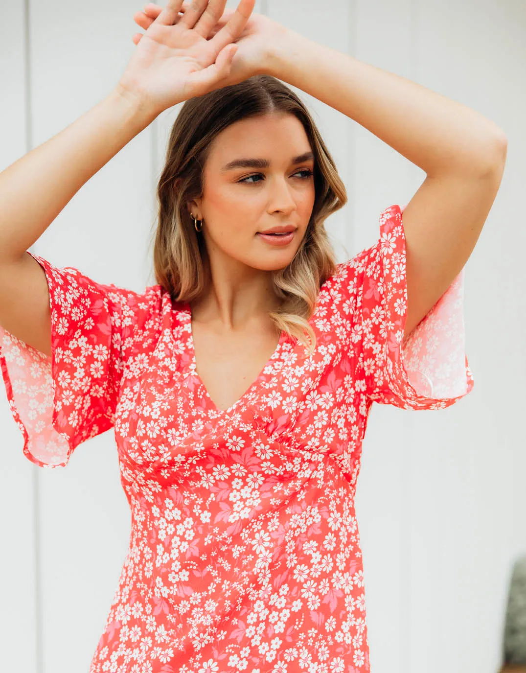 Ankara Dress - Floral Print