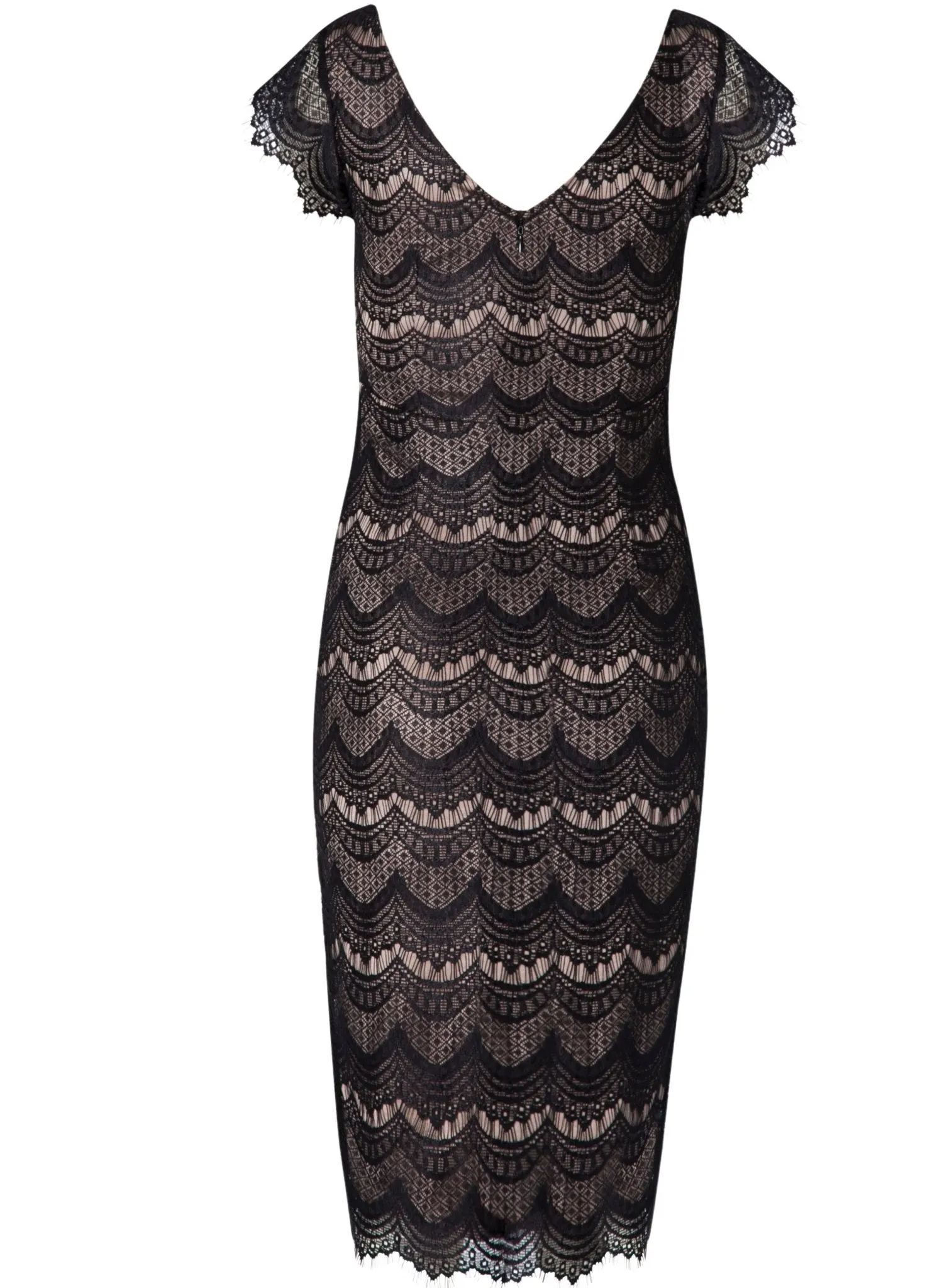 Astrid Evening Shift Dress - Black Dusk
