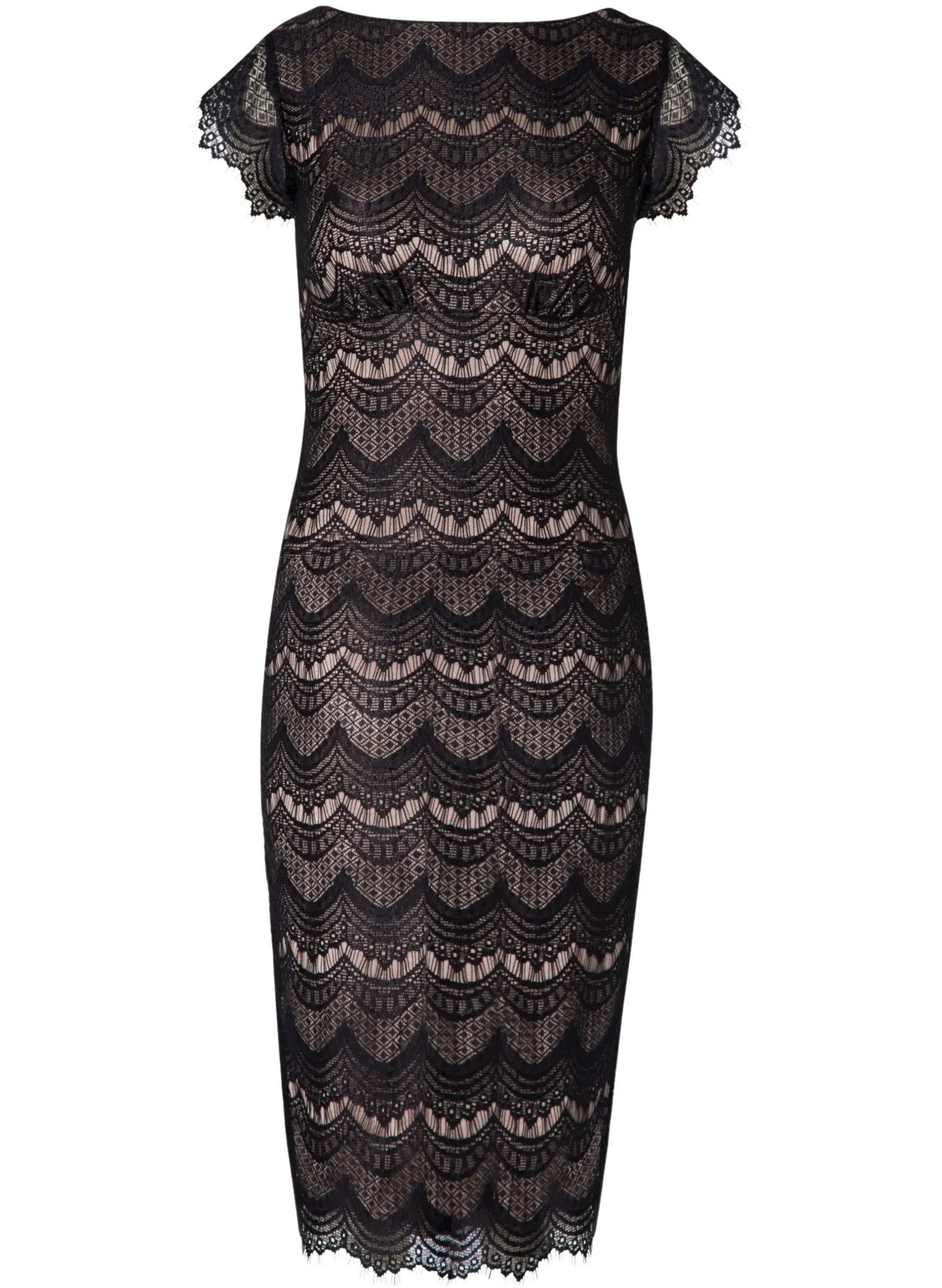 Astrid Evening Shift Dress - Black Dusk