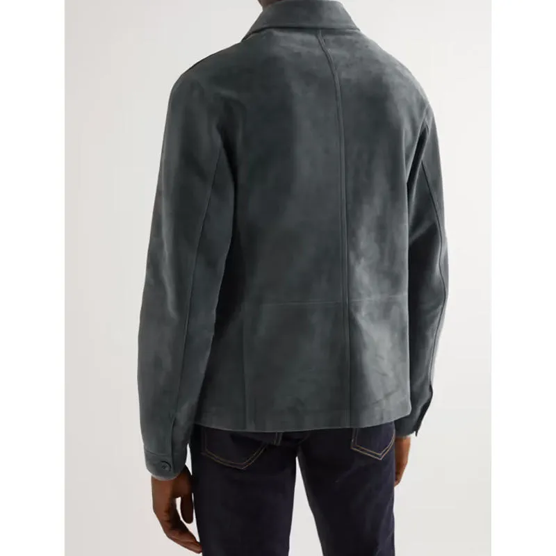 Best Looking Style Genuine Suede Chore Leather Jacket