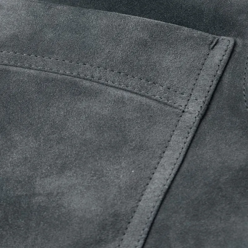 Best Looking Style Genuine Suede Chore Leather Jacket