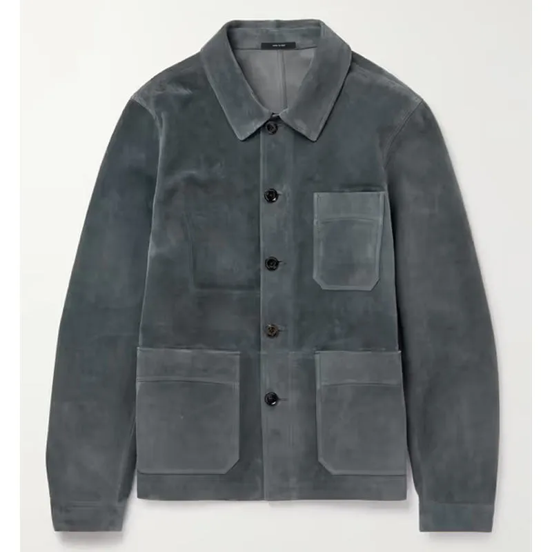 Best Looking Style Genuine Suede Chore Leather Jacket