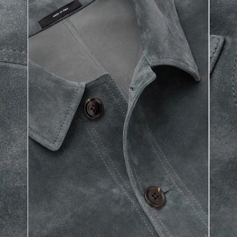 Best Looking Style Genuine Suede Chore Leather Jacket