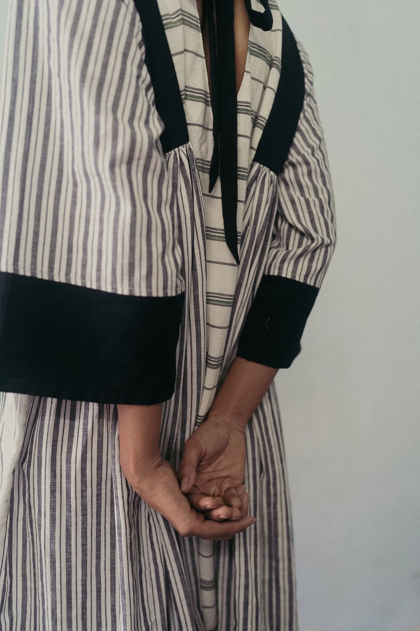 Black And White Midi Dress