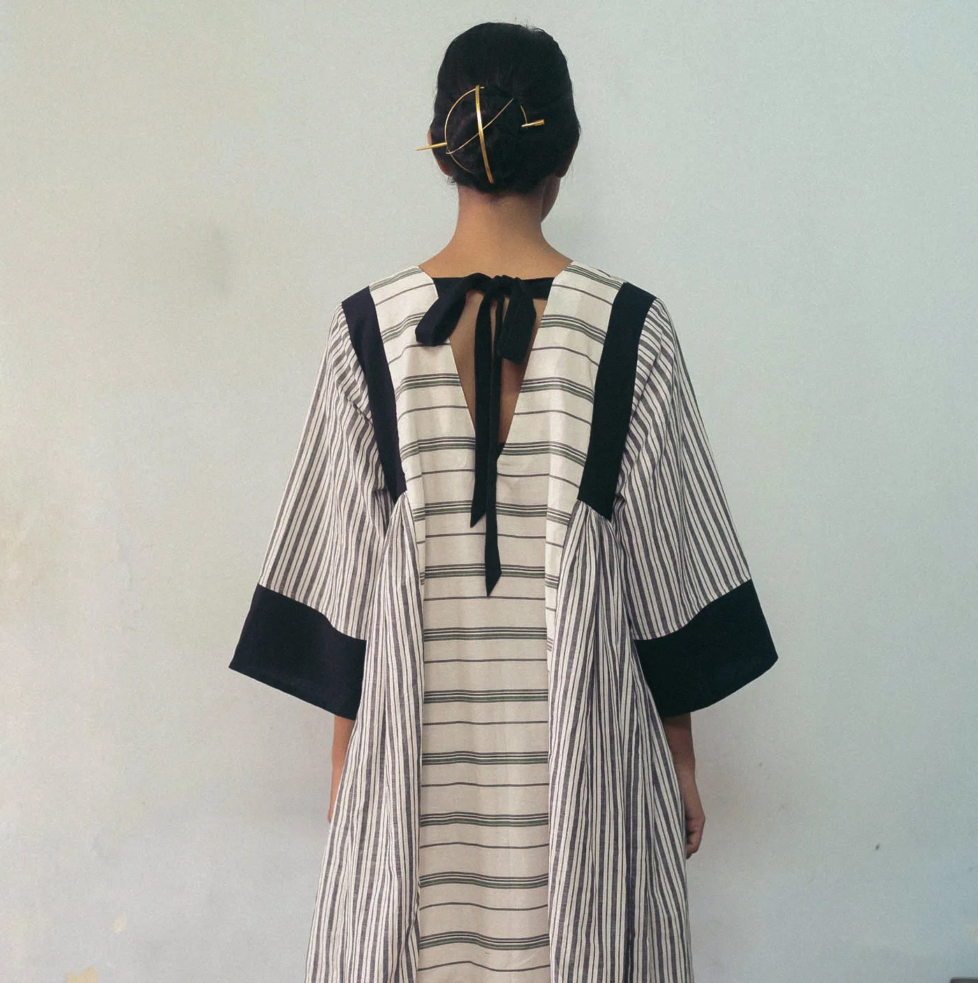 Black And White Midi Dress