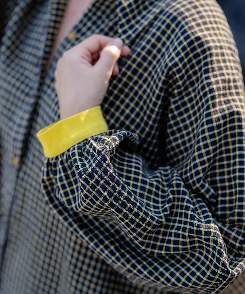 Black Casual Wear Checks Shirt