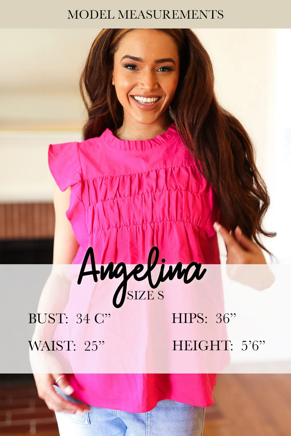 Blue & Fuchsia Geo Print V Neck Dress