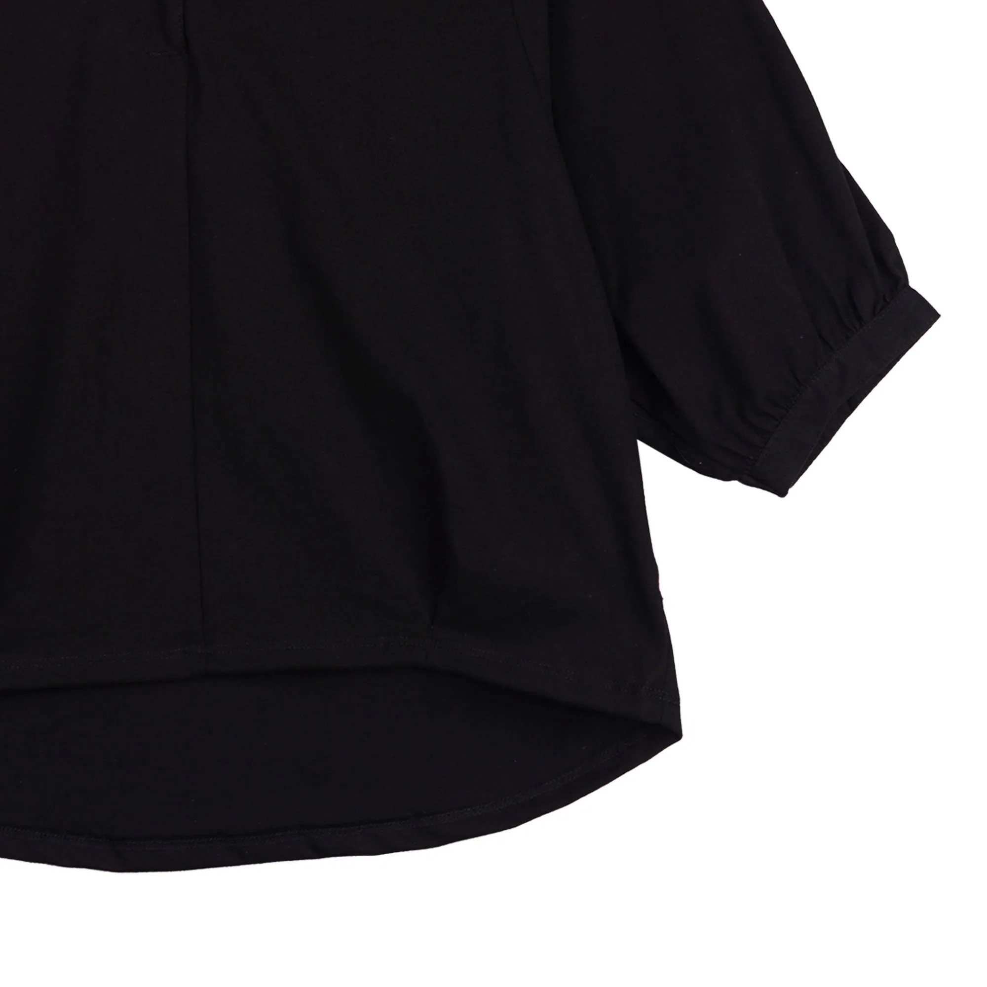 Bobson Japanese Ladies Basic Tees Relaxed Fit 144706 (Black)