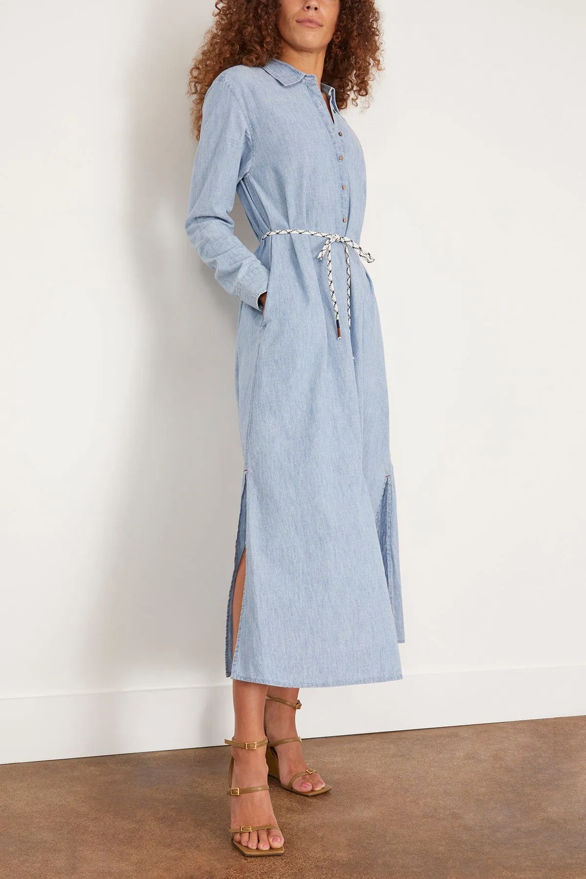 Bowen Dress in Dusty Blue
