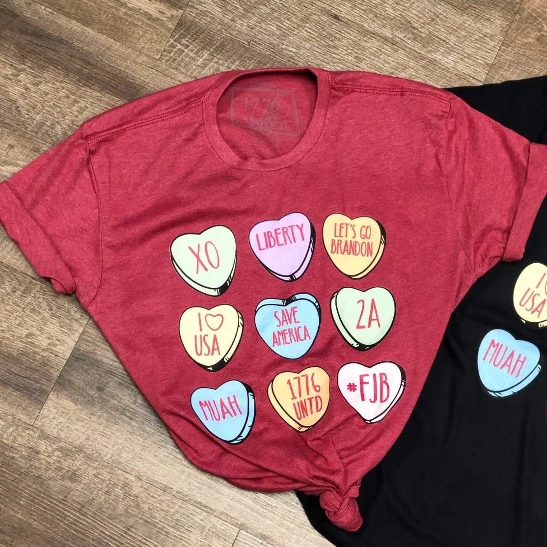 Candy Hearts - Women's Relaxed Fit