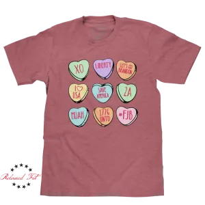 Candy Hearts - Women's Relaxed Fit
