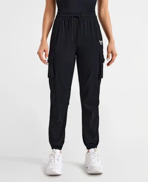Cargo Pocket Joggers - Black
