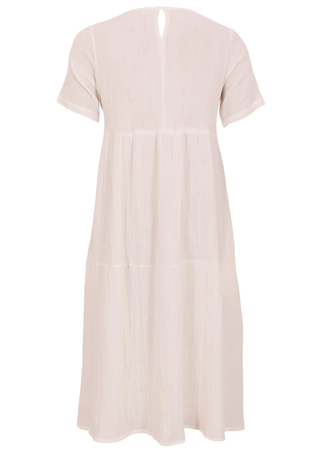 Claudia Dress Natural White