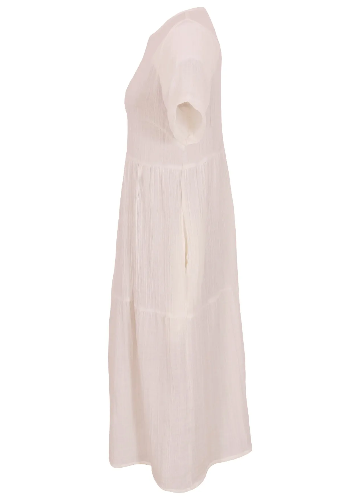 Claudia Dress Natural White