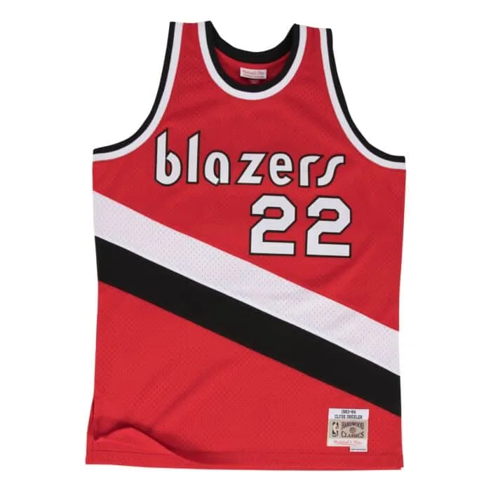 Clyde Drexler #22 Portland Blazers Mitchell & Ness 1983-84 Hardwood Classic Swingman Jersey