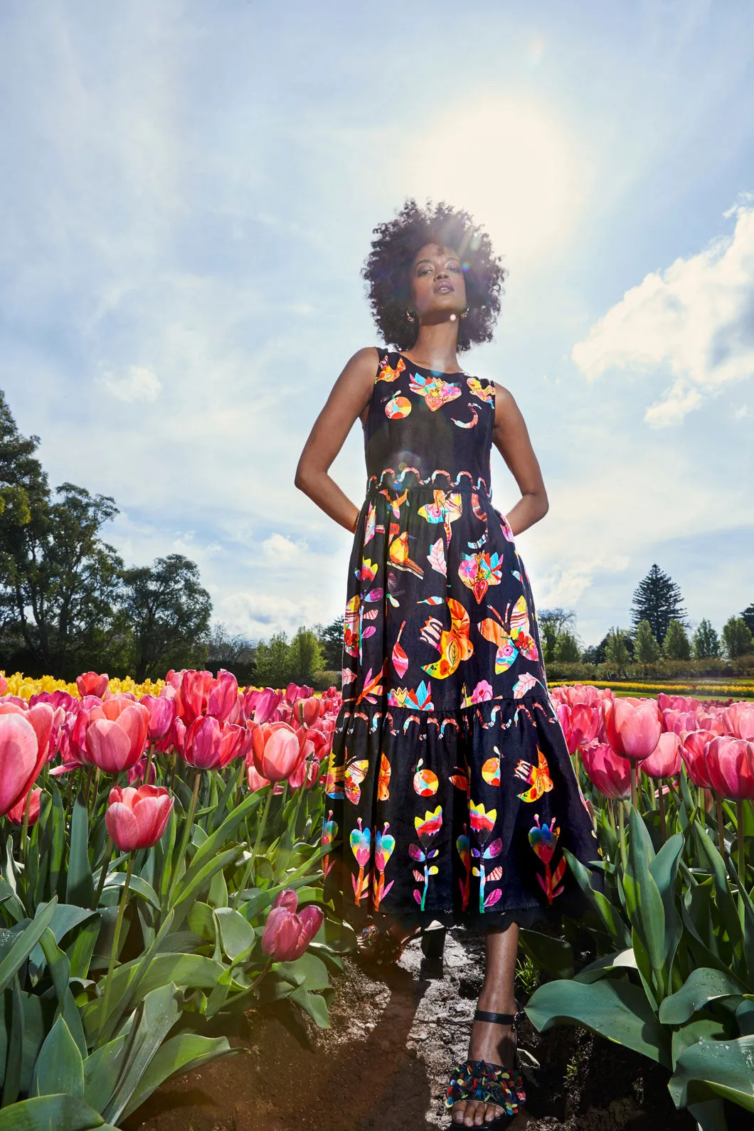 Cut Outs Long Dress