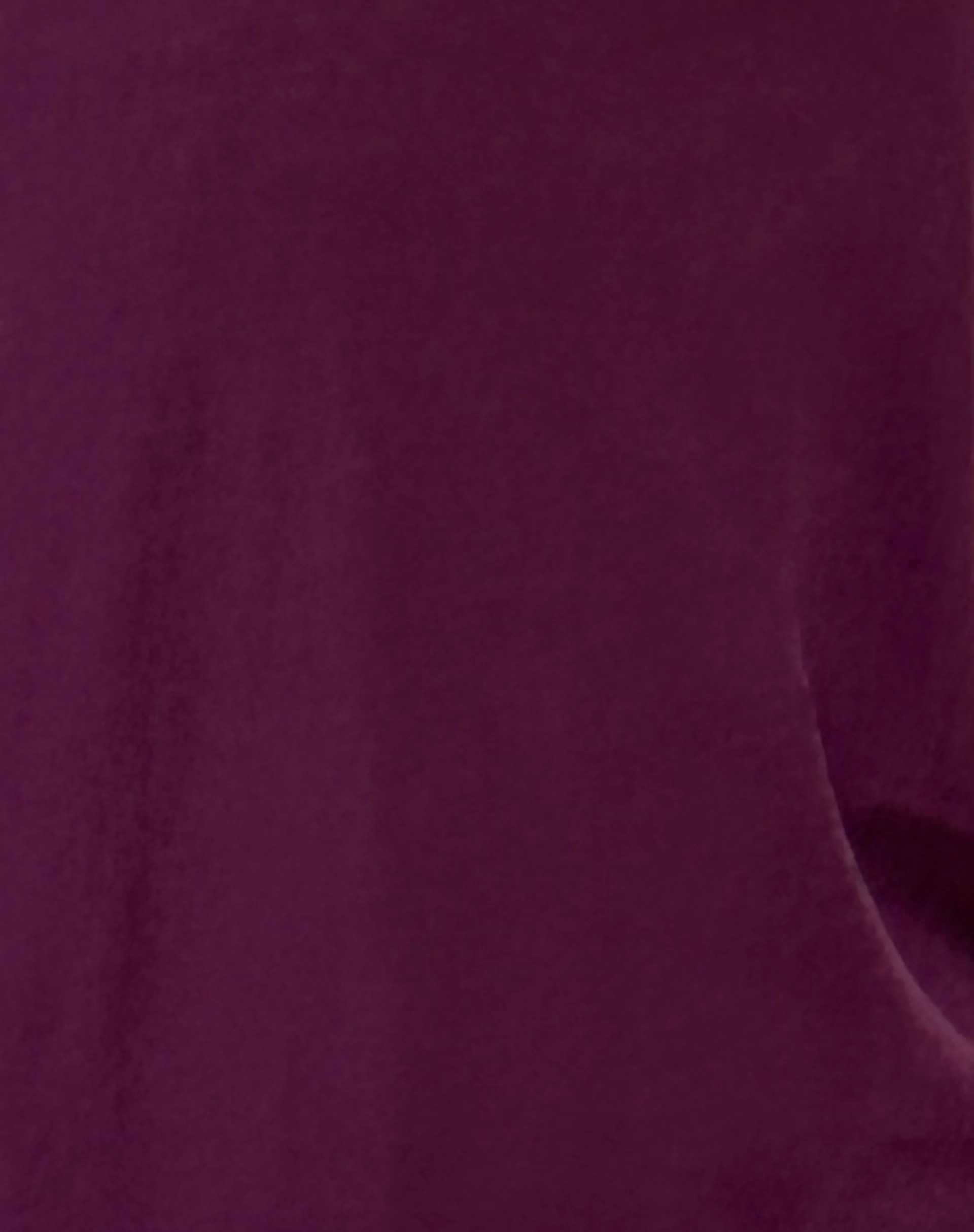 Damon Baggy Long Sleeve Top in Oxblood Tissue Jersey