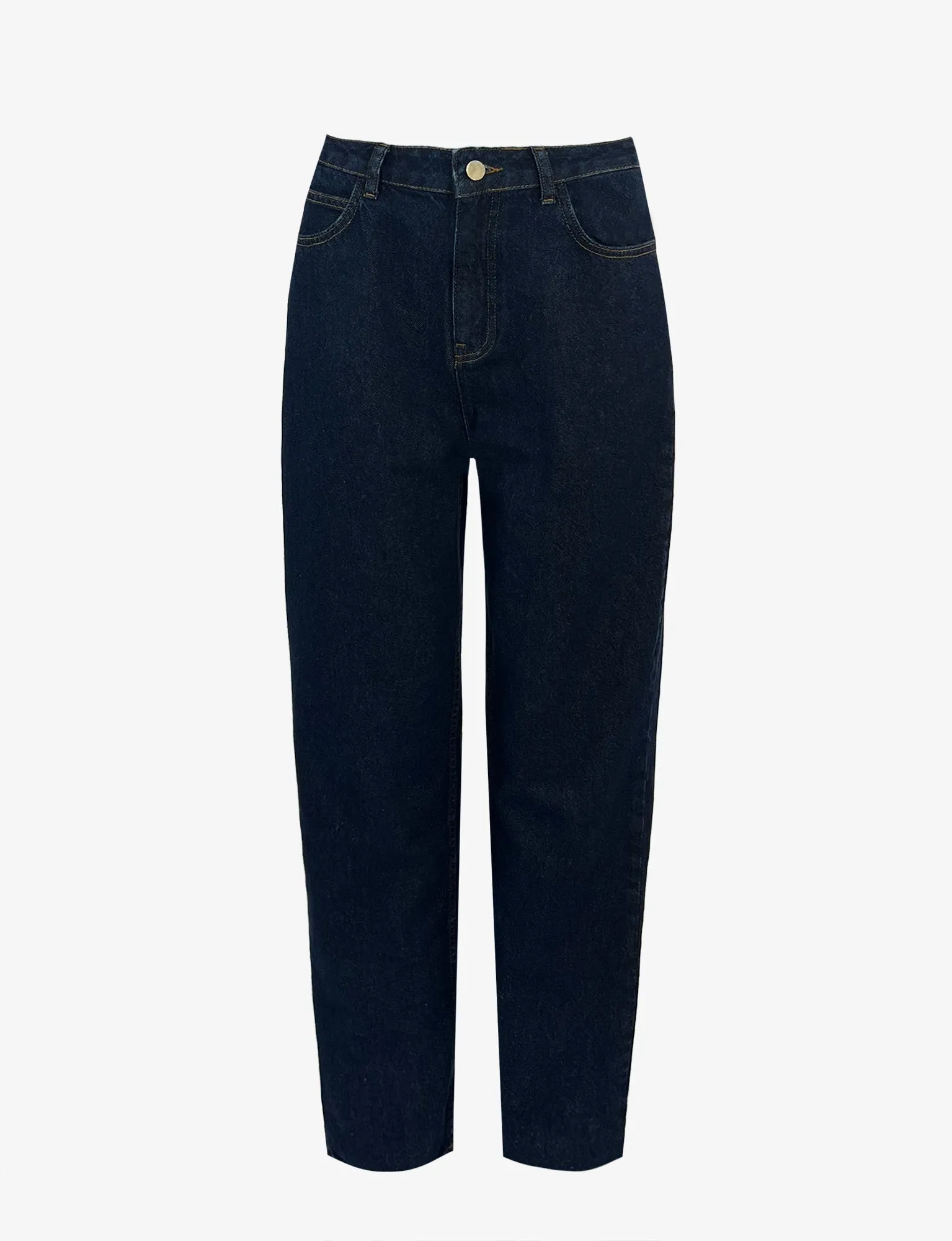 Dark Blue Straight Jeans