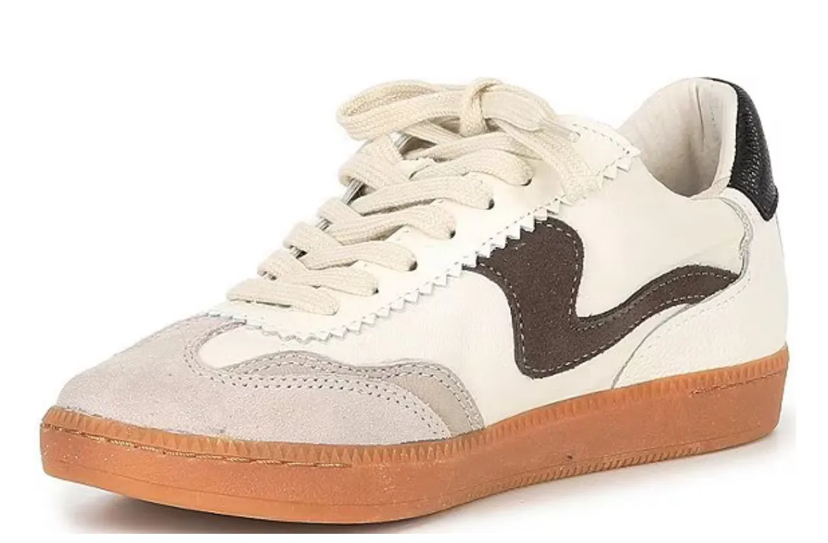 Dolce Vita Notice White/Grey Leather Sneaker
