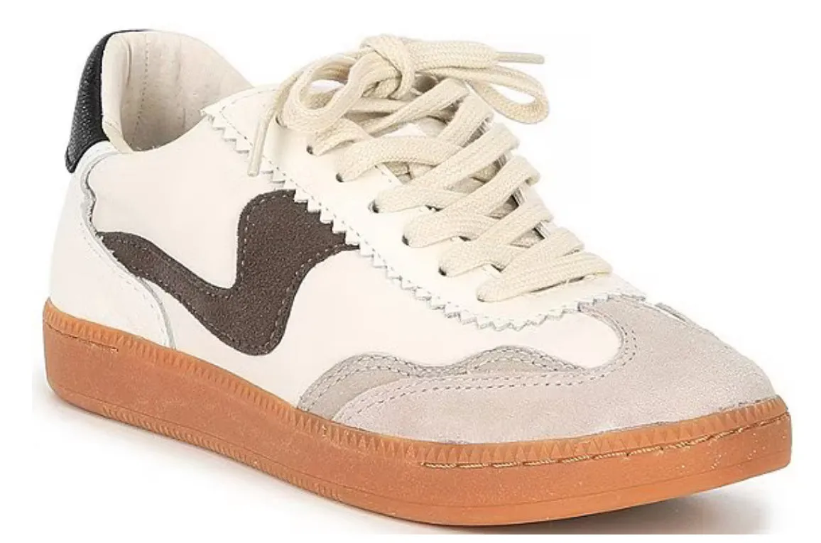 Dolce Vita Notice White/Grey Leather Sneaker