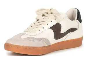 Dolce Vita Notice White/Grey Leather Sneaker