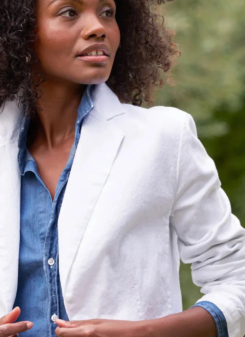 Dublin Linen Tailored Blazer