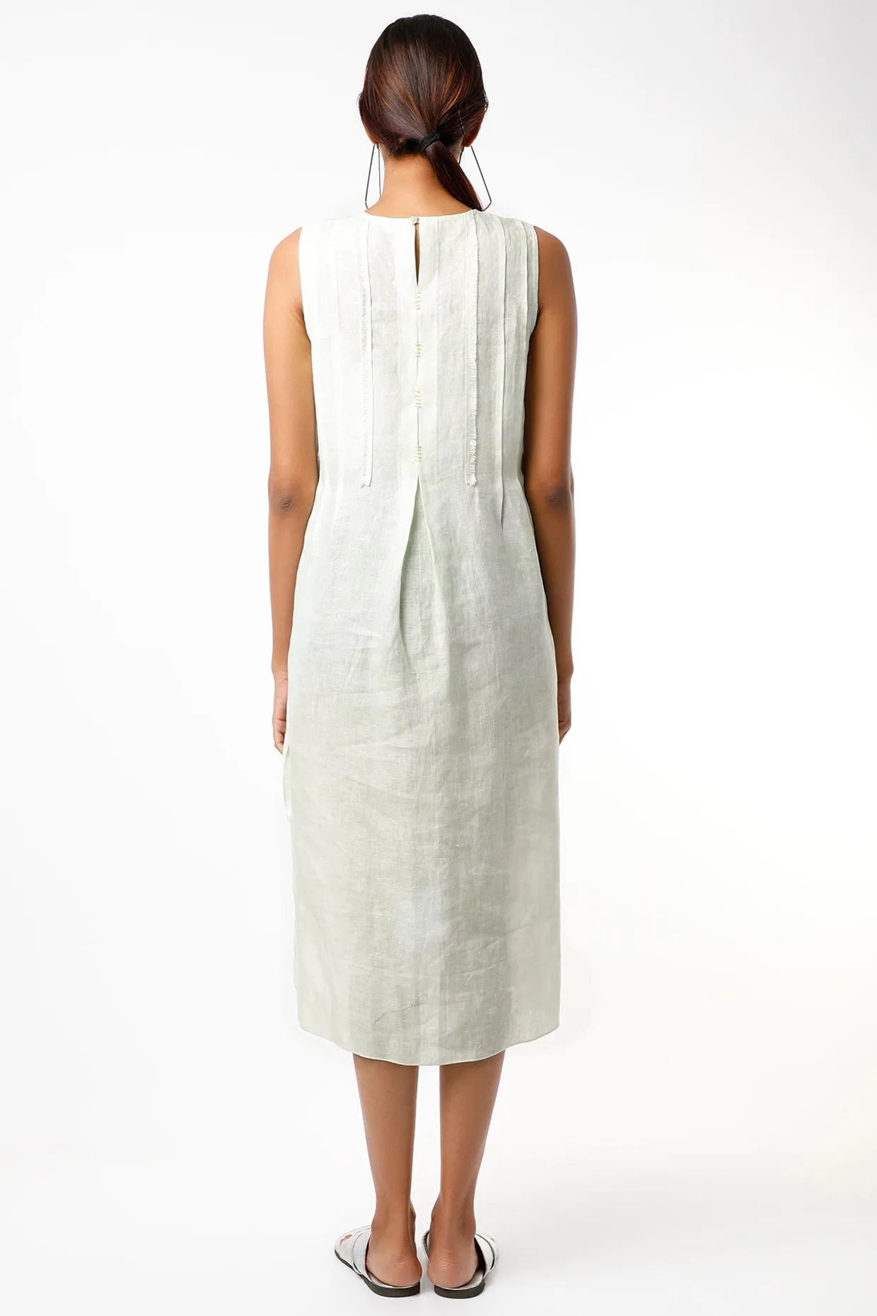 Dusky Mint Vintage Blossom Dress