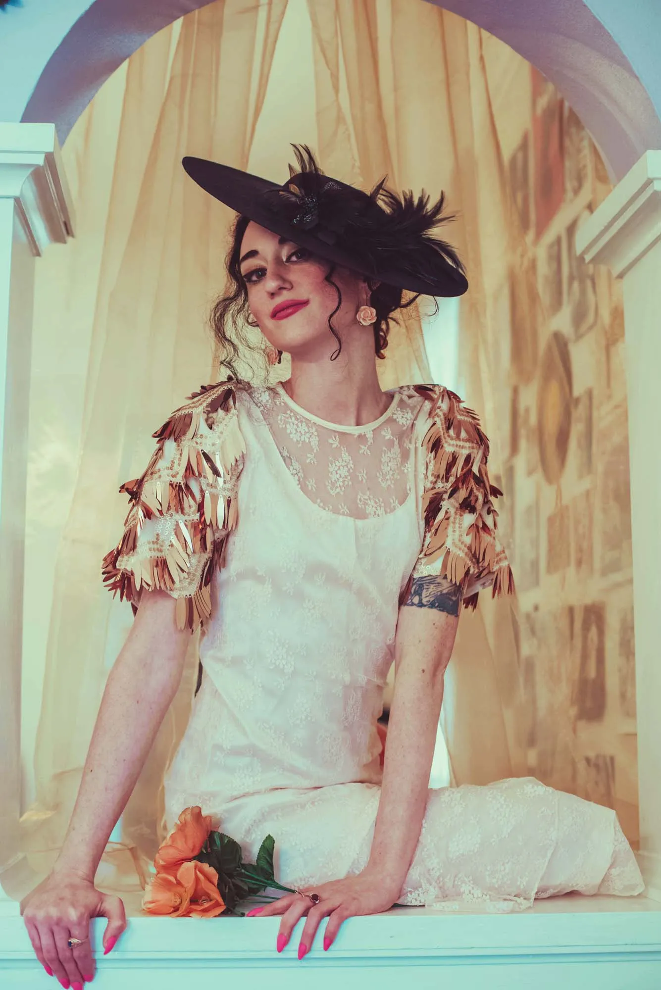 Eleanor Bolero in Rose Gold