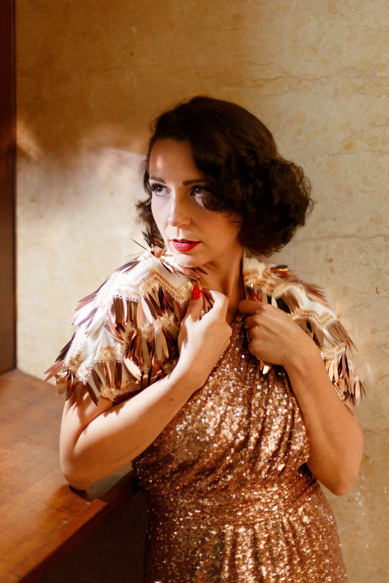 Eleanor Bolero in Rose Gold