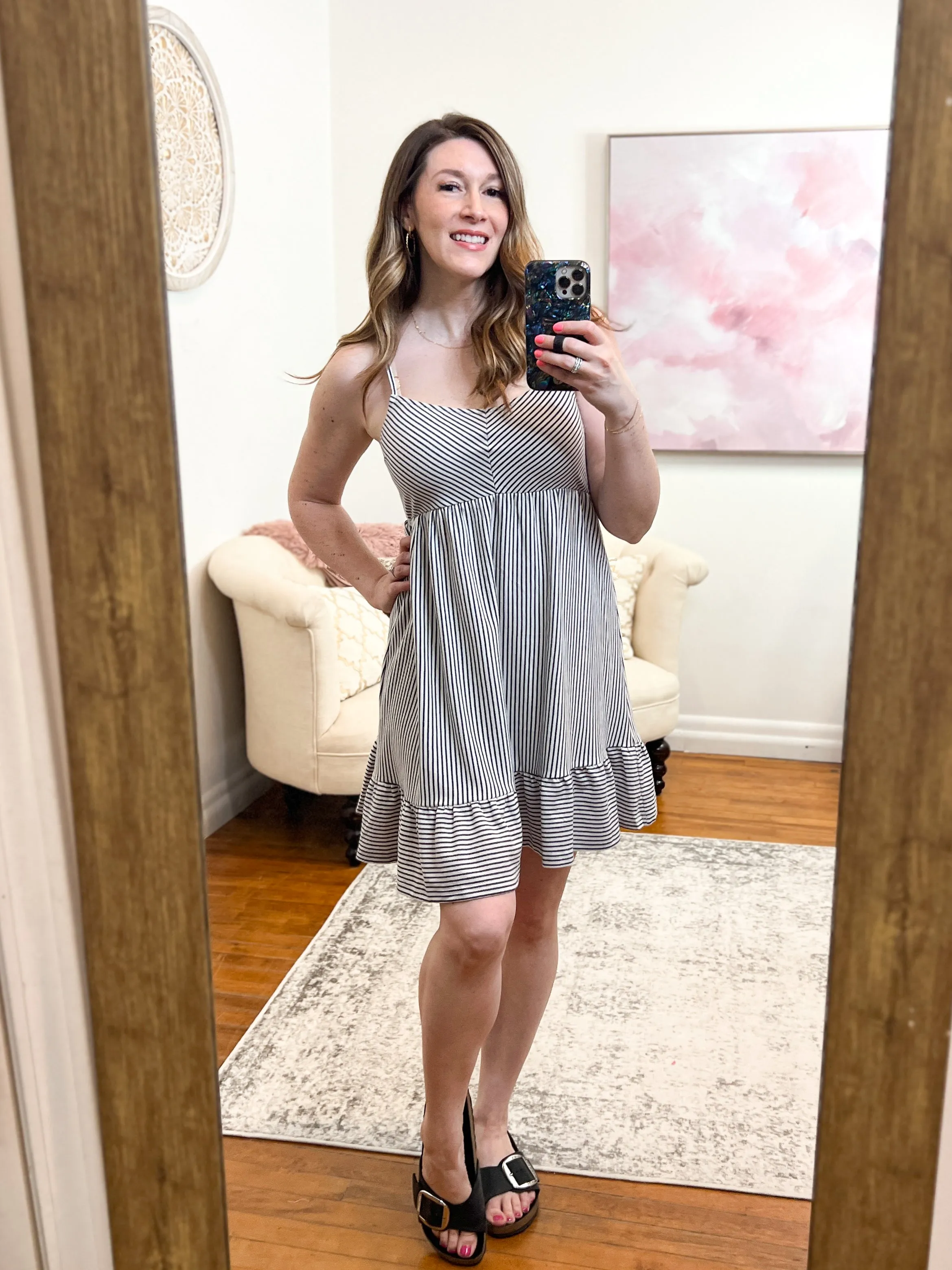Emery Stripe Camisole Mini Sundress FINAL SALE
