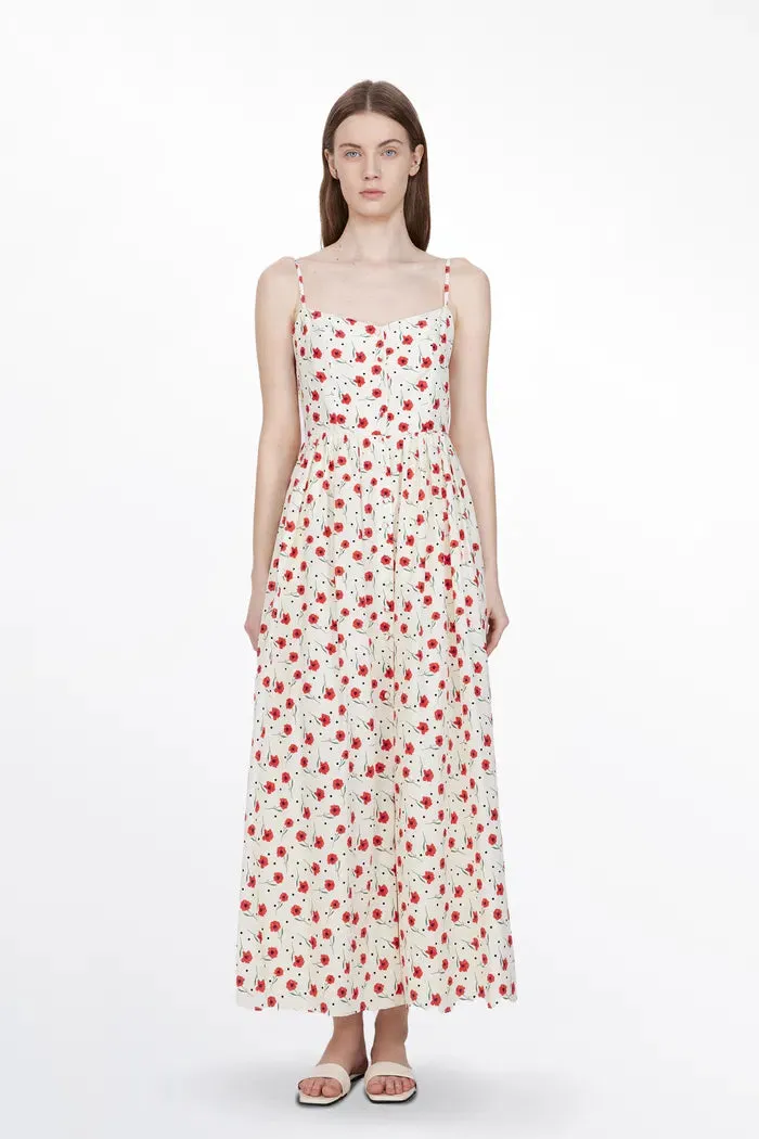 Este Cami Dress in Silk Cotton