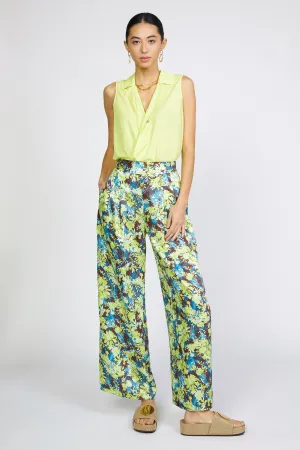 Floral Print Wide Pants