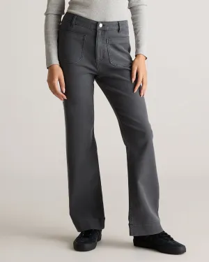 French Terry Wide Leg Pants