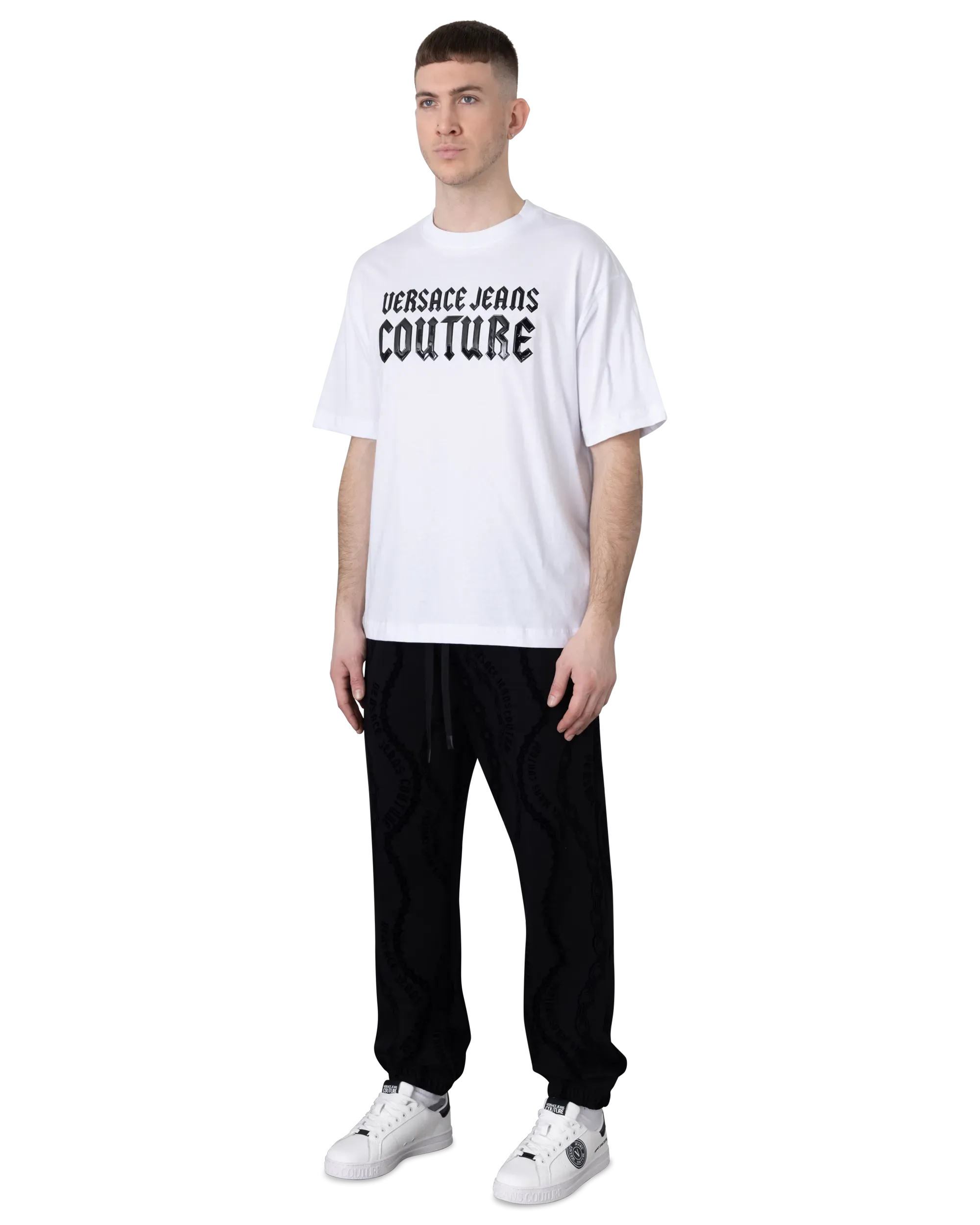 Gothic Logo Relaxed-Fit T-Shirt
