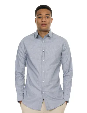 Grey Textured Button up Shirt