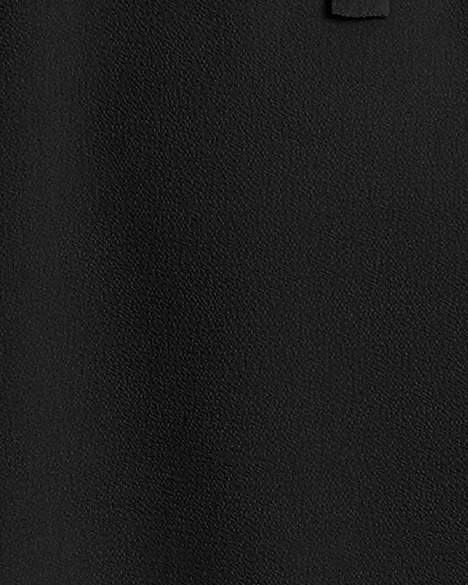 Harper Short Sleeve V-Neck Ruffled Top | Black