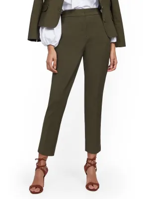 High-Waisted Ankle Pant - Modern Fit - All-Season Stretch - 7th Avenue