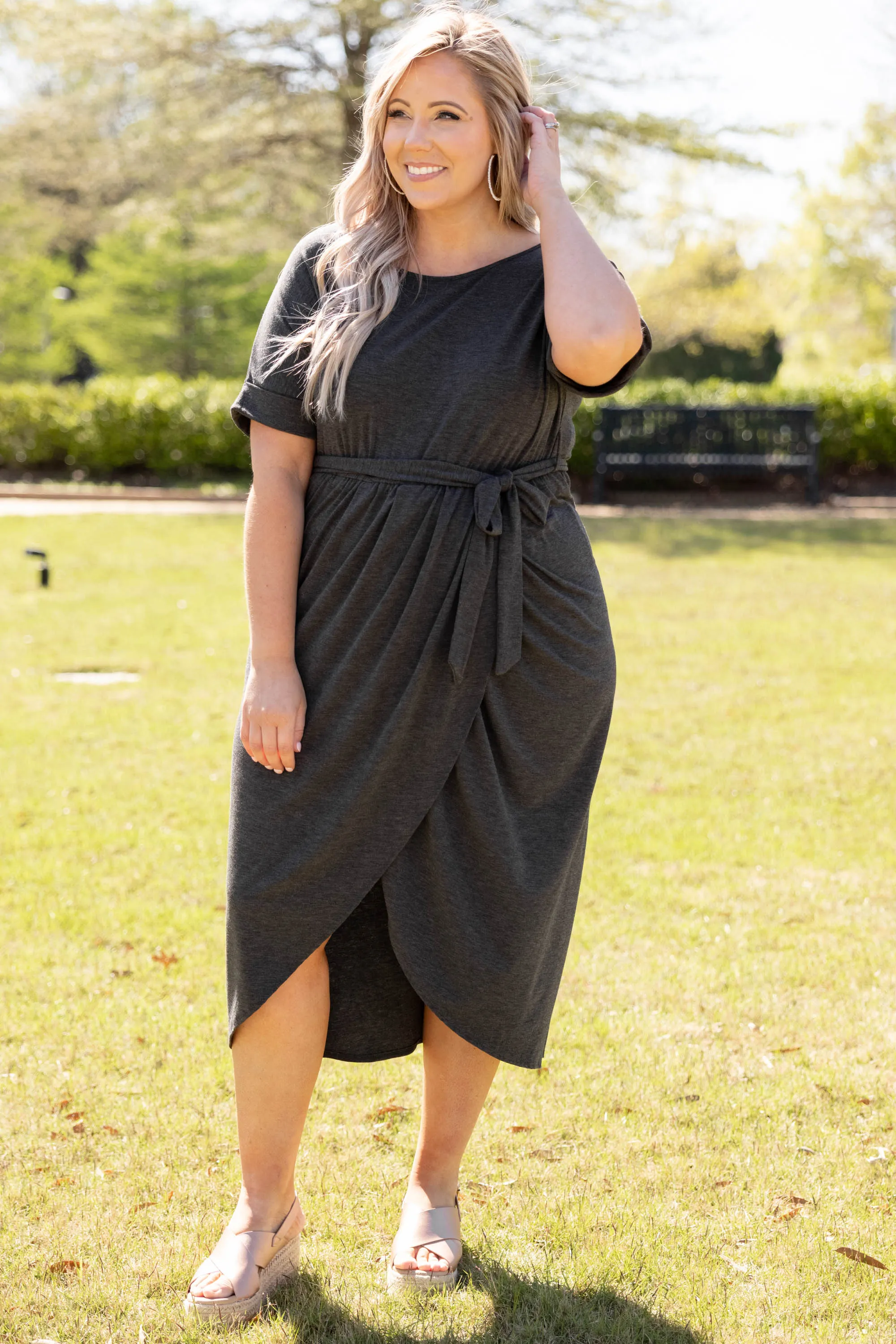 I'm Speechless Dress, Charcoal