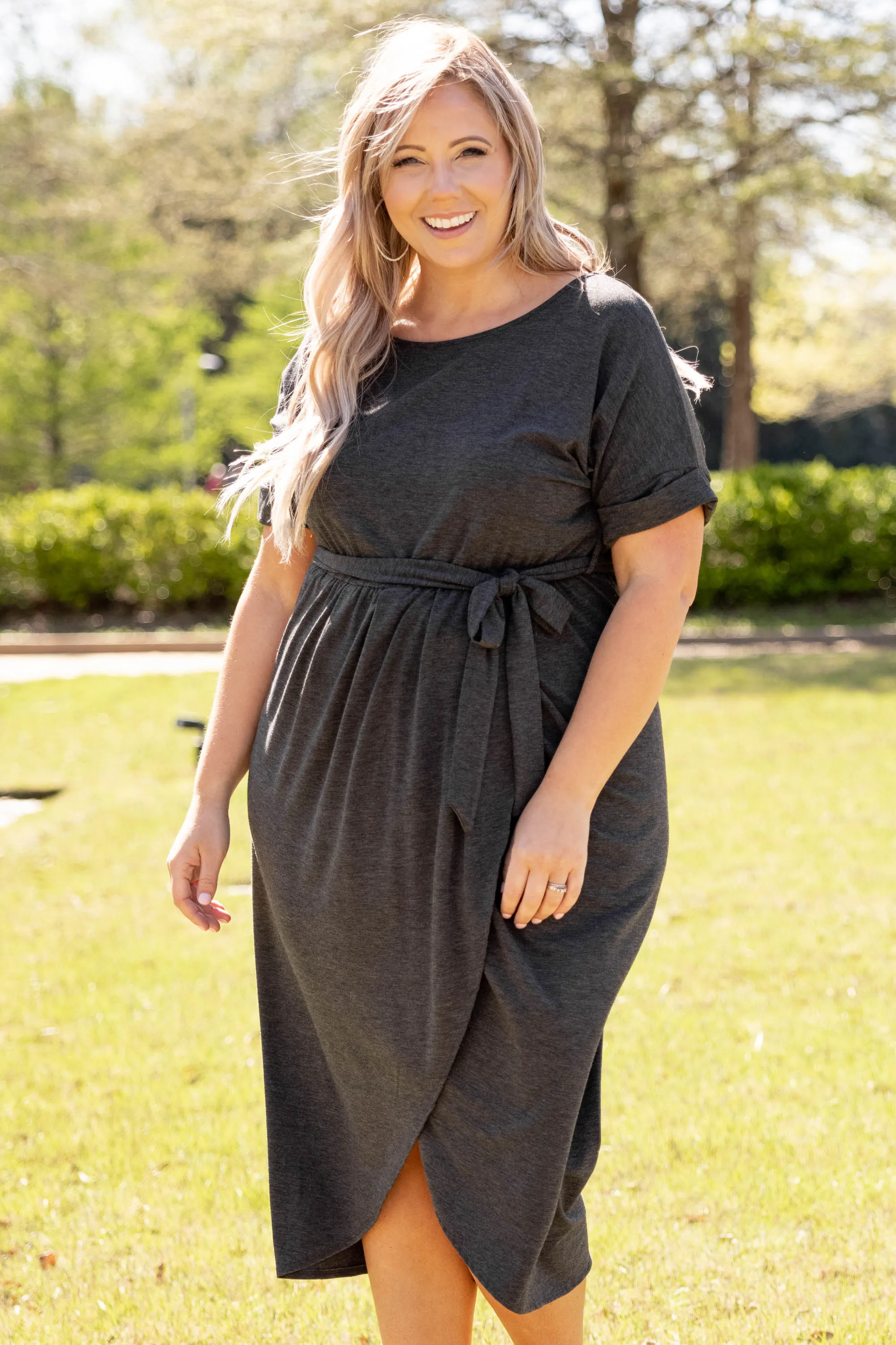 I'm Speechless Dress, Charcoal