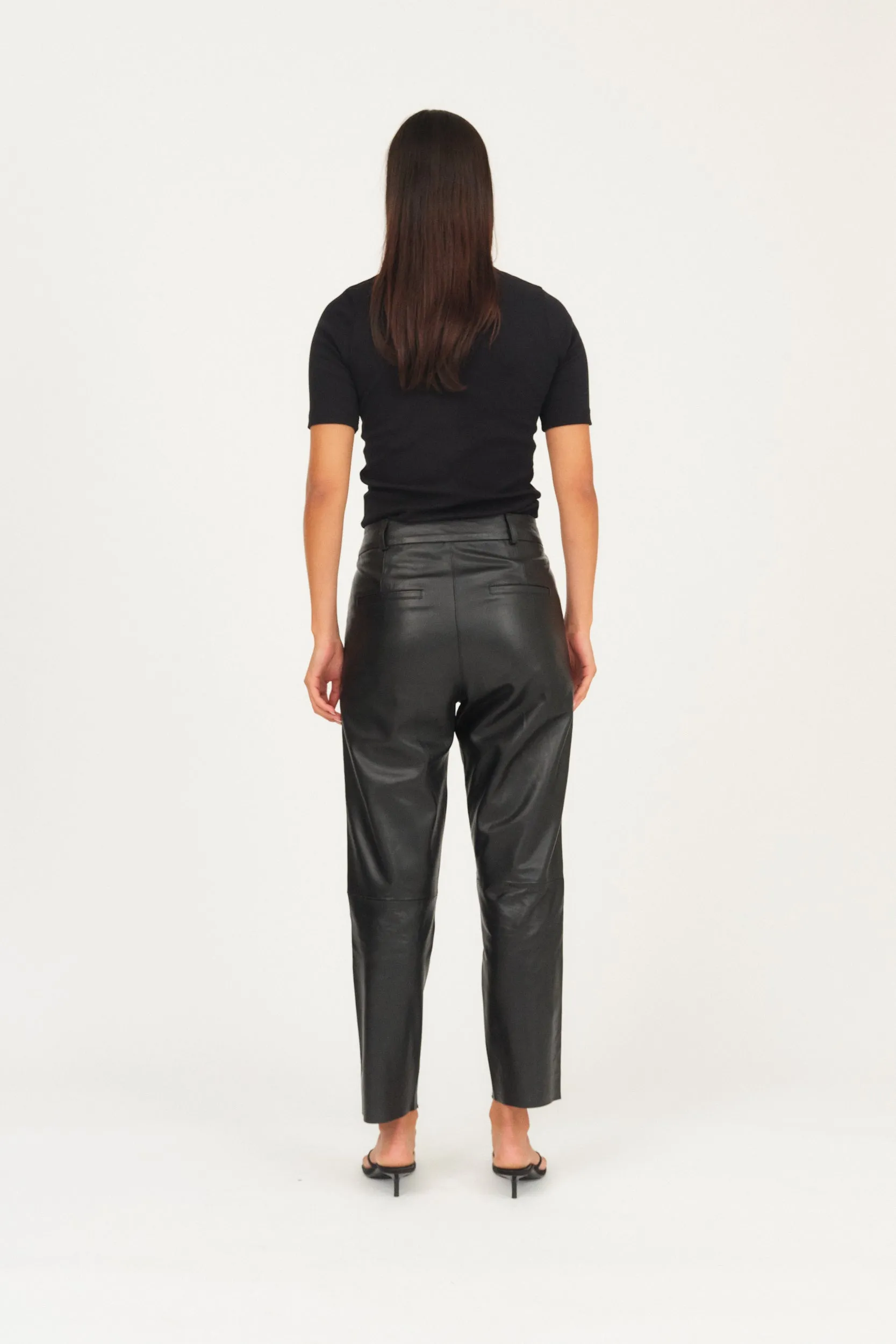 IVY-Ali Kylie Leather Pant - Black