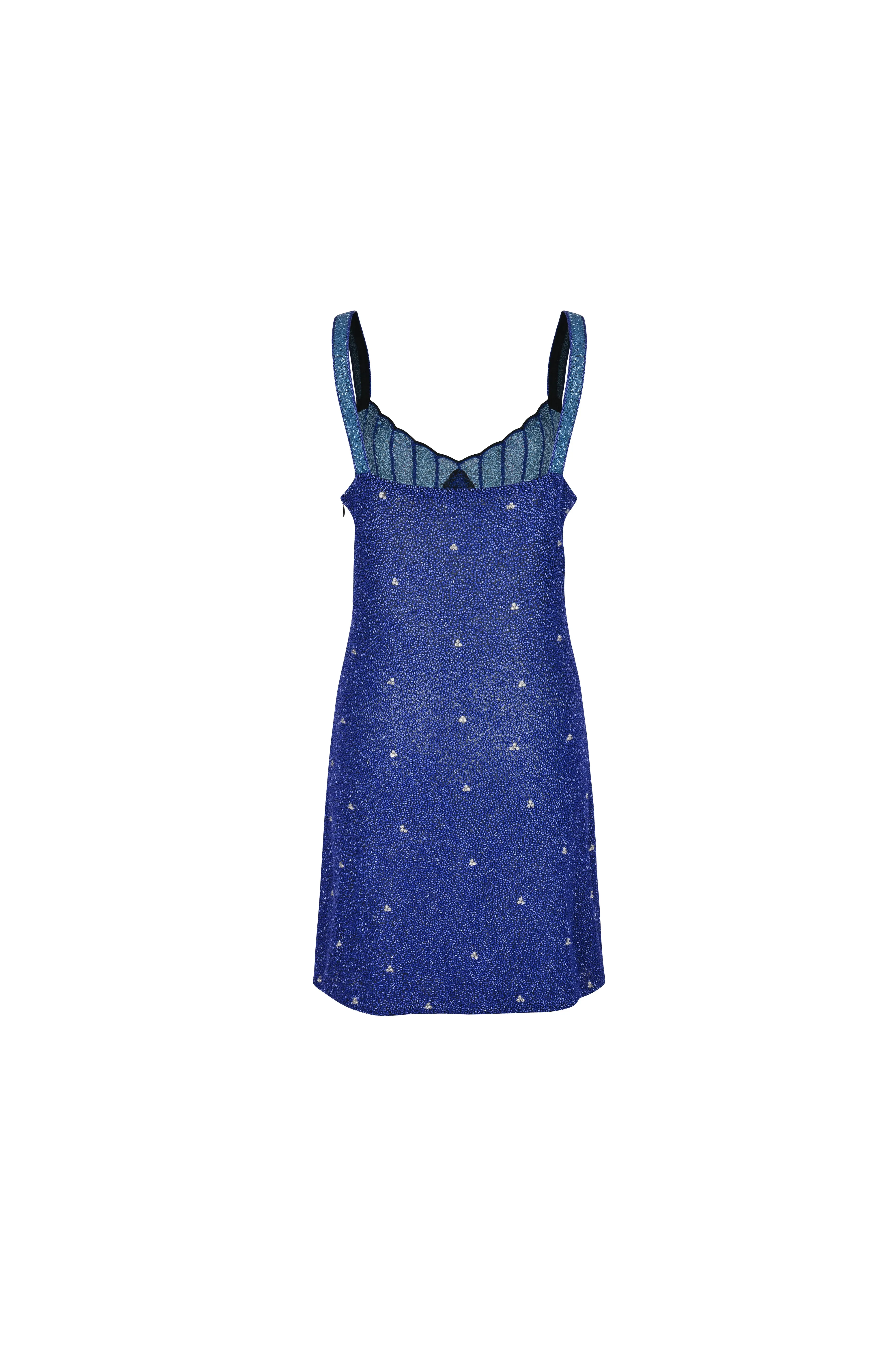 Jellyfish Currents Hand Beaded Mini Dress