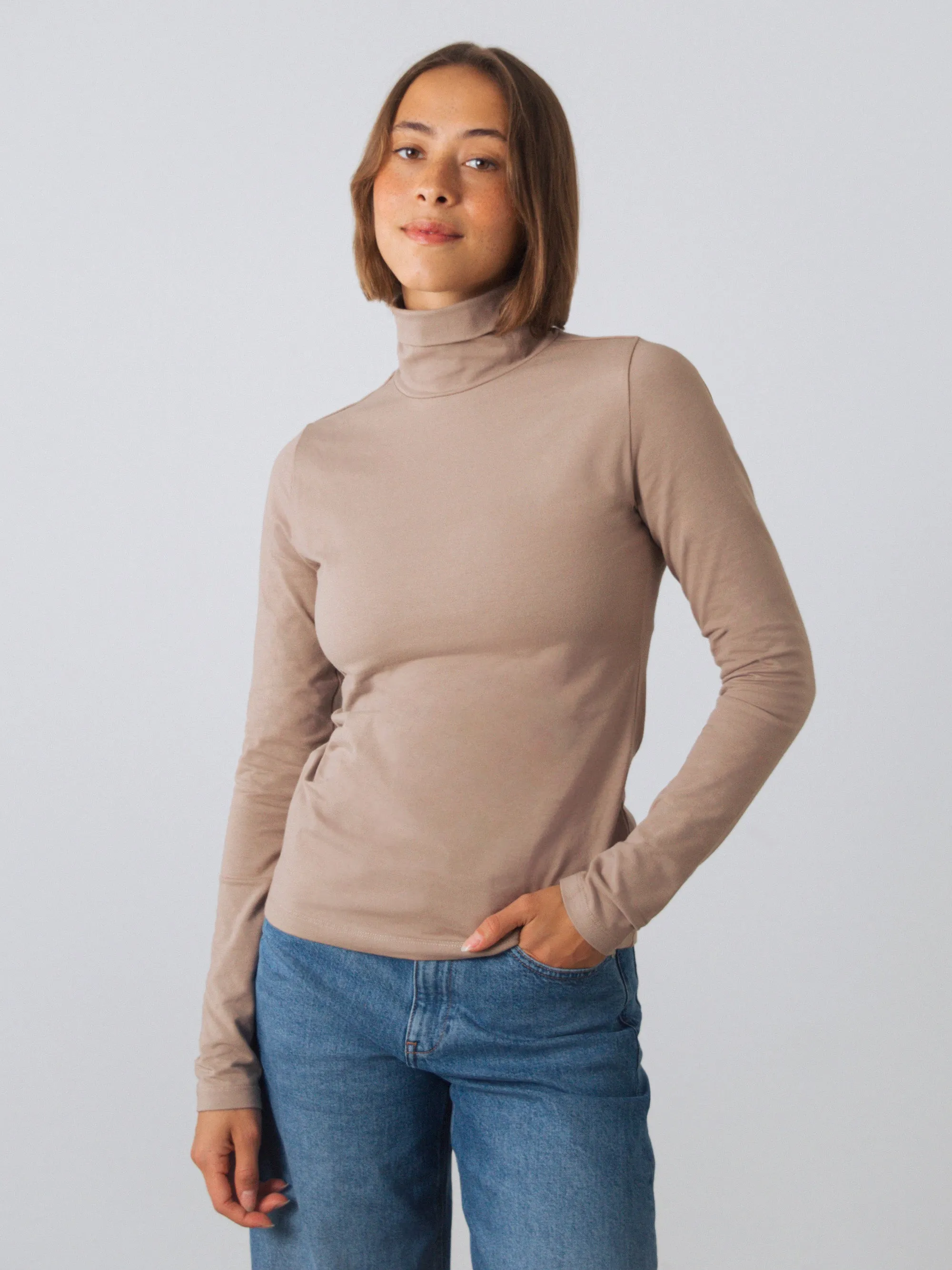 Jersey Turtleneck