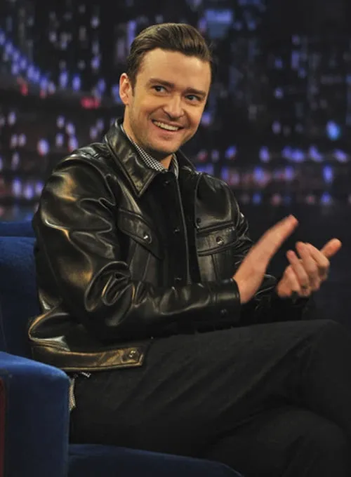 Justin Timberlake Leather Jacket