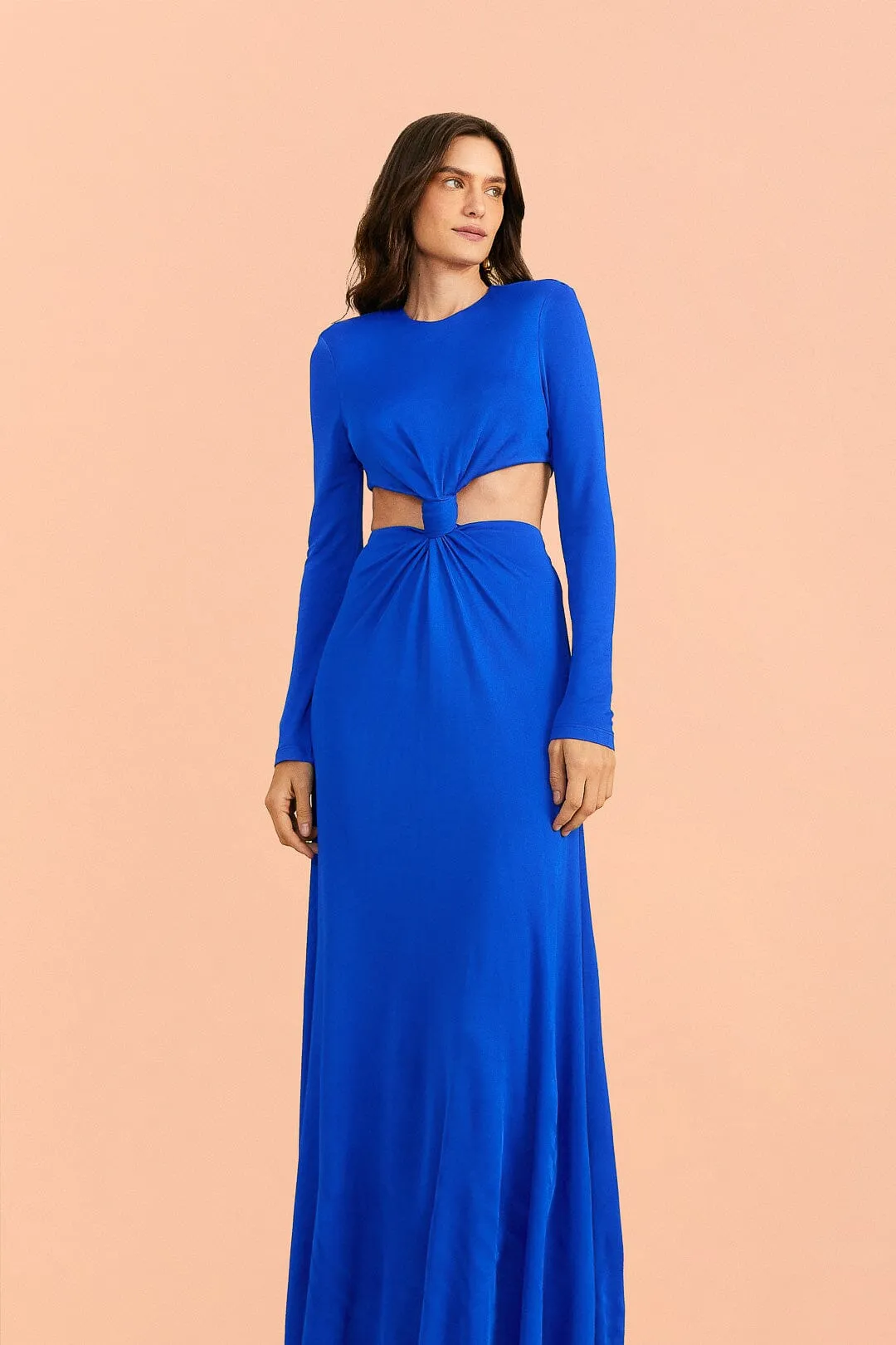 Knot Cut Out Maxi Dress